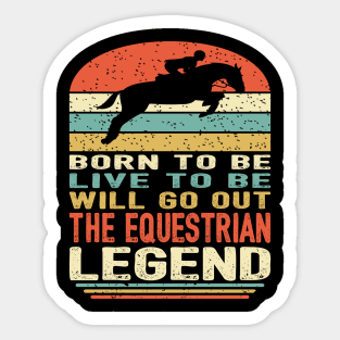 The Equestrian Legend Sticker